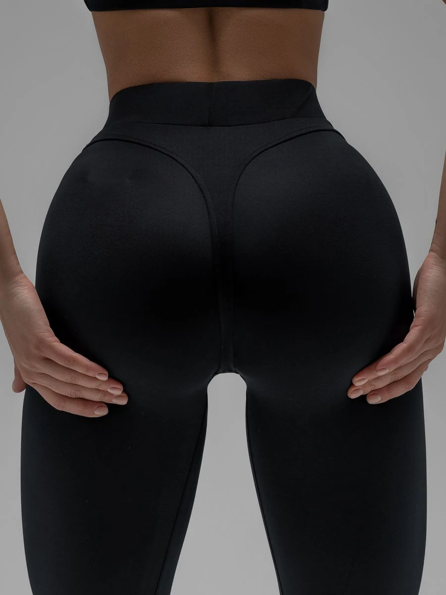 Nero Sexy a vita alta Scrunch Butt Yoga Leggings allenamento spesso Butt Lifting Plus Size collant pantaloni da Yoga per le donne