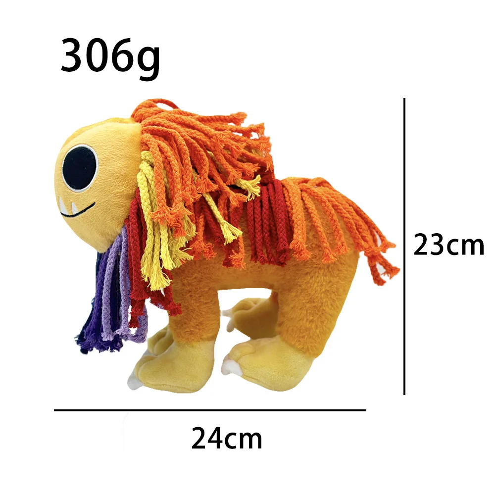 Yarnaby – poupée Lion colorée de 25cm, jouet avec sourire, décoration de canapé de chambre à coucher, oreiller pour enfants, cadeaux d'anniversaire