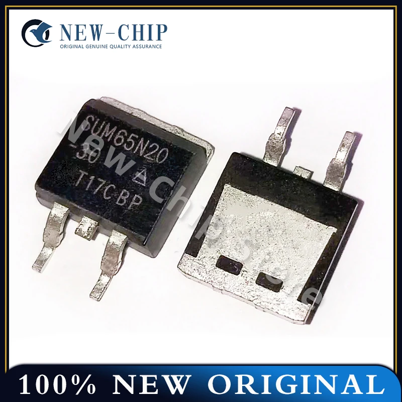 50PCS-200PCS/LOT SUM65N20-30 SUM65N20 TO-263 New Original
