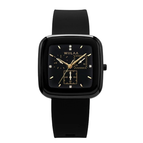 Orologi da donna con cinturino in silicone Orologi da polso da donna di lusso delle migliori marche quadrati Regalo per la fidanzata Moglie Moda elegante