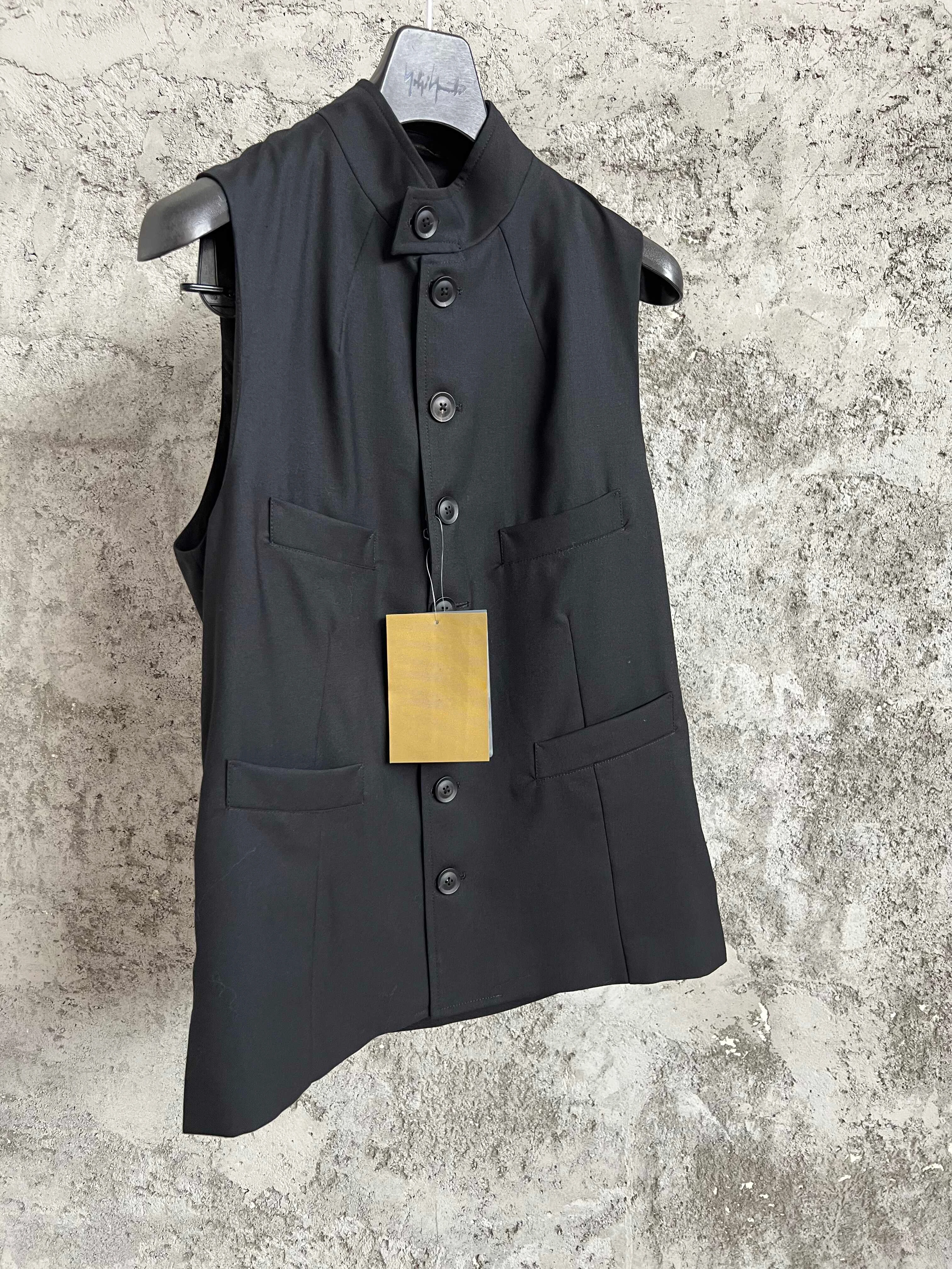 TOP-YAMAMOTO backrest printed suit linen printed short jacket Japanese dark style designer