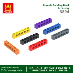 Wange 49Pcs/lot 3894 1x6 5Holes Thick Block Moc Color Accessories Compatible with Brick DIY Children's Toy Assembly Parts