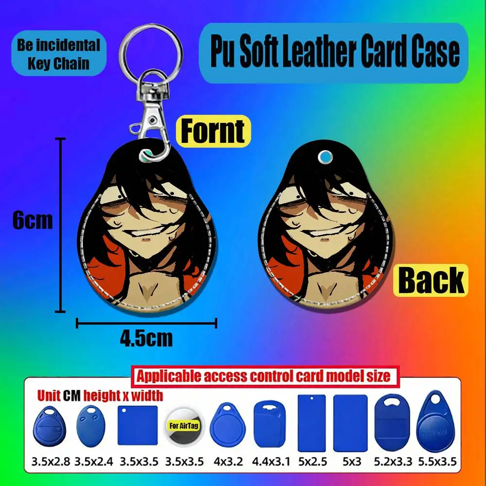 For Go Bok Su Married In Red For Air Tag Case Card Holder Keychain ID Badge Credit Bank Access For AirTag Case Shell