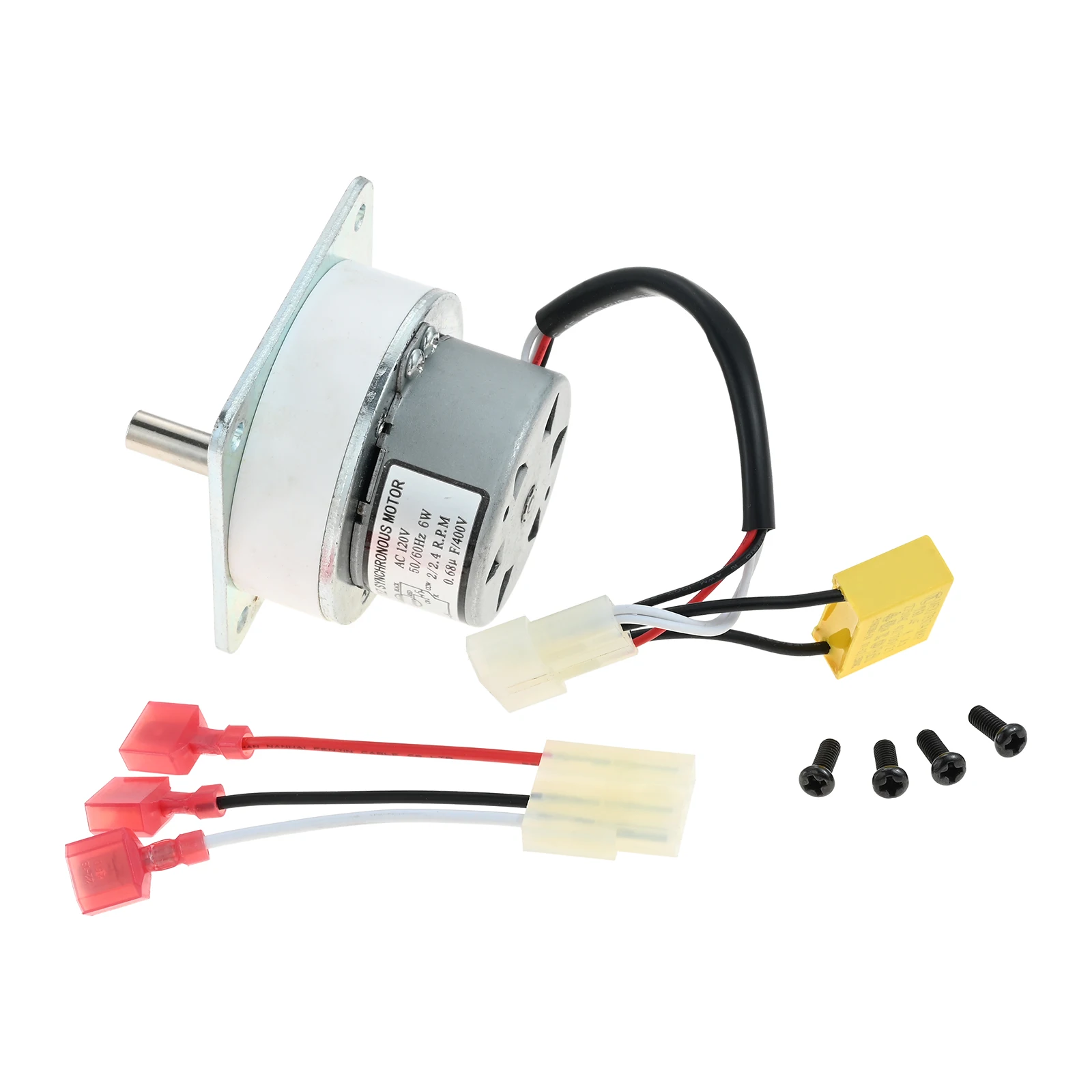 Pengganti Motor Umpan Auger untuk Kompor Pelet Quadra-Fire 812-4421 & 812-4420 2.4RPM 120V Cocok untuk Heatilator CAB50 PS35 PS50