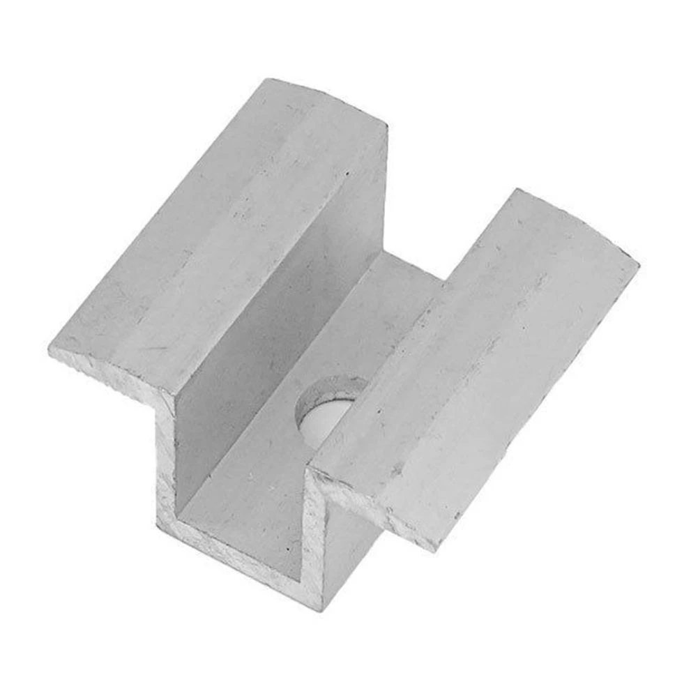 

Solar Panel Middle Clamp 3 5MM Aluminum Alloy for PV Modules with For Height 2550MM Suitable for Most Frame Types Pack of 10