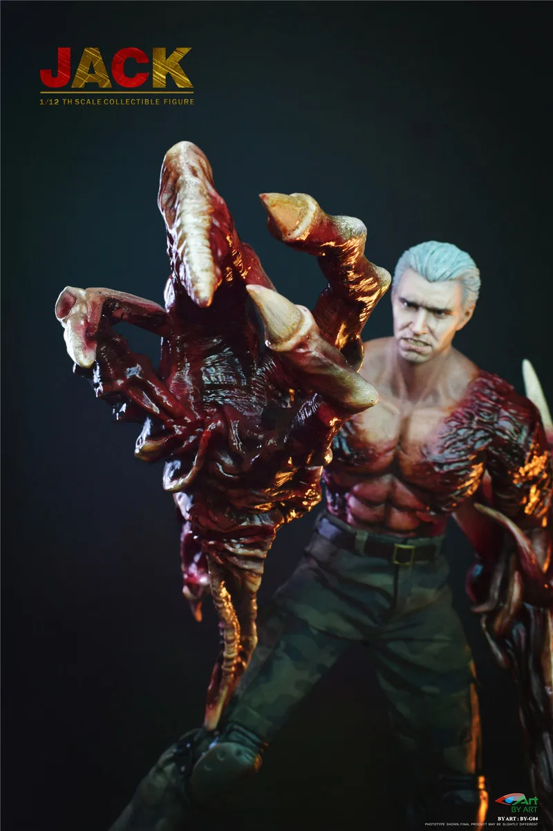 New In Stock 1/12 Scale By Art Resident Evil Major Jack Krauser Articulated Figure Collection Decoration Model Toy Gifts