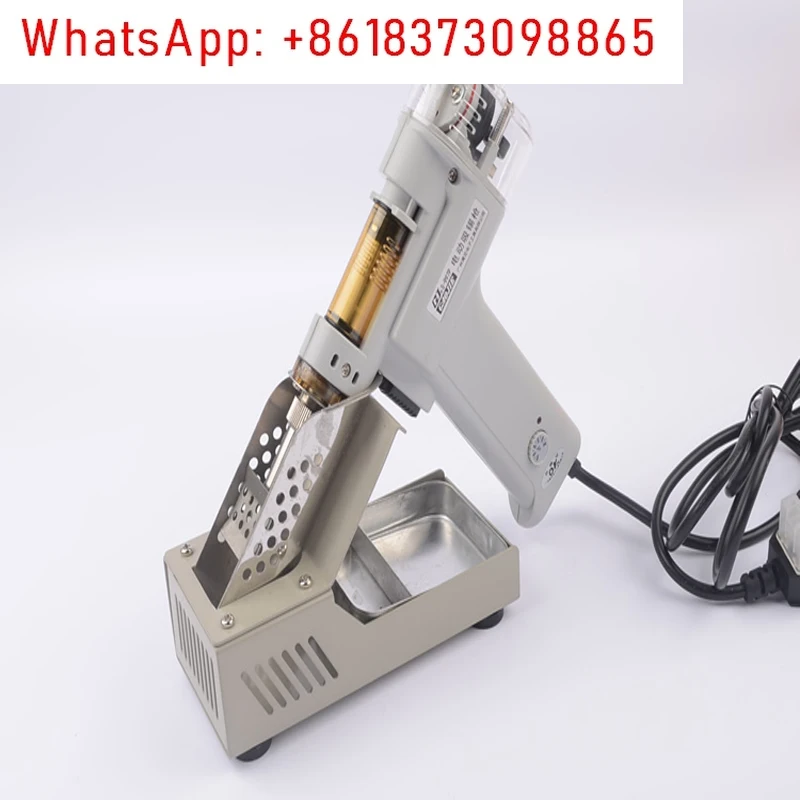 Electric Vacuum Double-Pump Solder Sucker Desoldering Gun Soldering Iron PN-998 Handheld Soldering Iron Gun Machine 110/220V