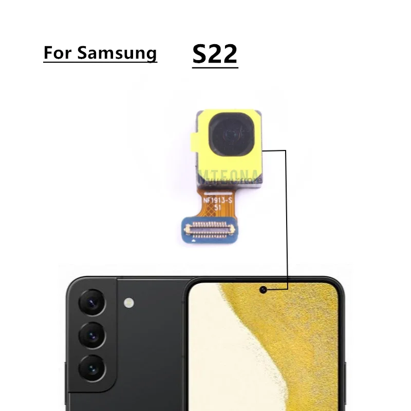 Front Facing Camera For Samsung Galaxy S22 Ultra 5G SM-S908B S22 Plus S22+ SM-S901B S906B Flex Cable Replacement