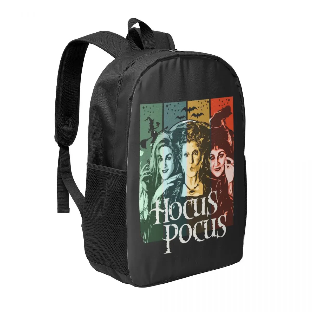 Custom Halloween Hocus Pocus Witch Film Travel Backpack Women Men School Laptop Bookbag College Student Daypack Bags