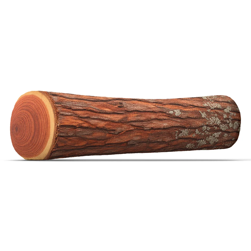 Rustic Tree Trunk Pillow Wood Log Cushion Plush Stuffed Throw Pillow for Woodland Cabin Sofa Living Room Home Decor Accent