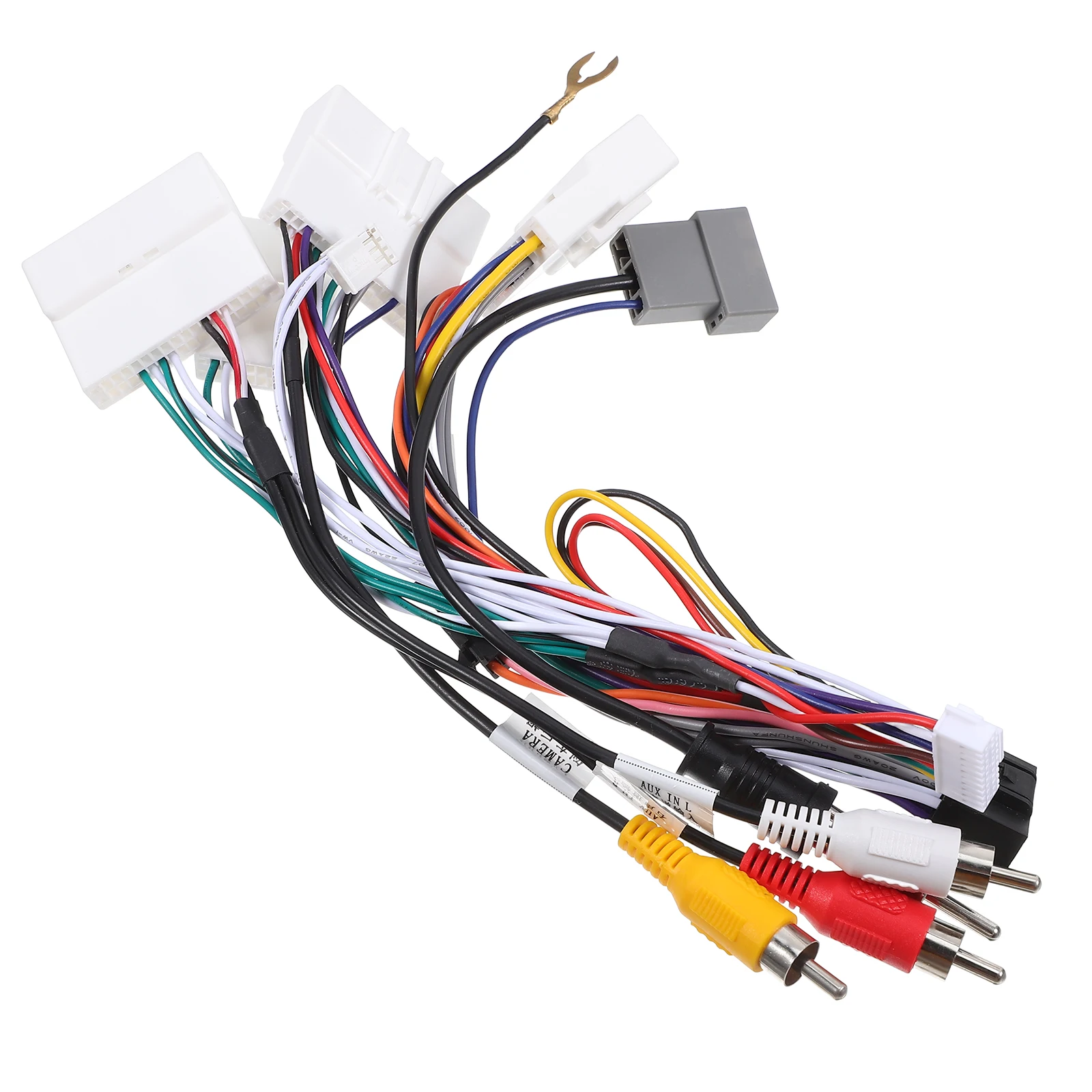 

Power Cable Radio Harness for Car Stereo Large Screen Navigation Wire Protocol Box Play Easy Installation Compatible