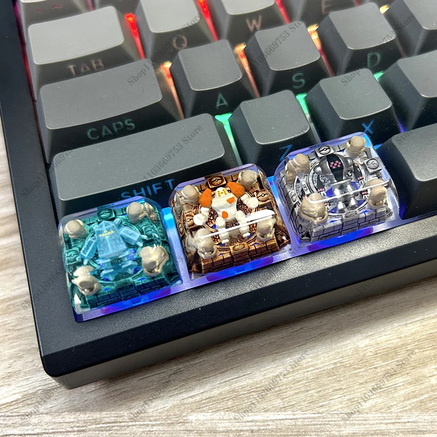 capuchons-de-touches-pokemon-anime-125u-ctrl-regigigas-personnalises-faits-a-la-main-figurines-de-dessins-animes-claviers-mecaniques-accessoires-cles-3d-cadeaux