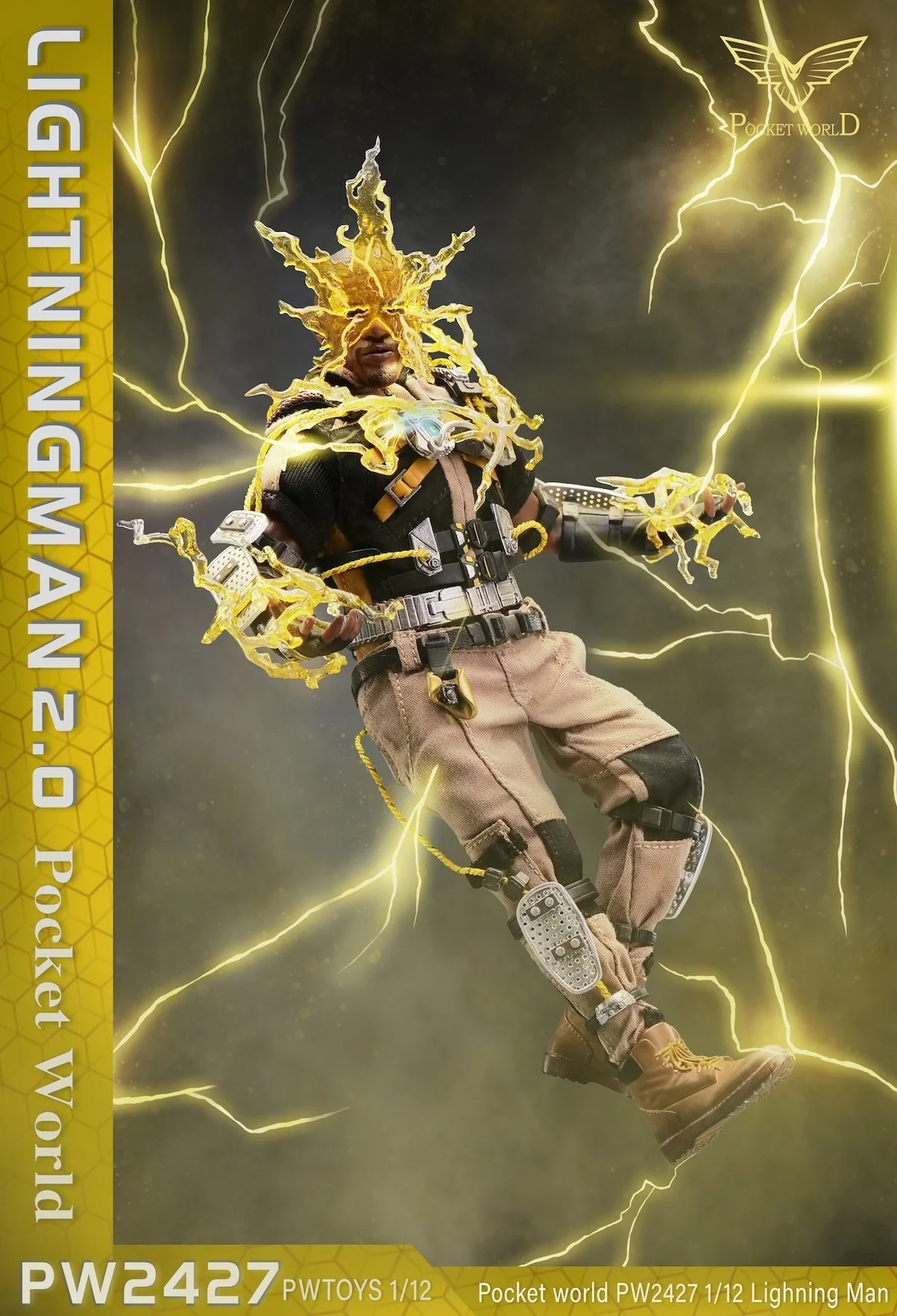 PWTOYS PW2427 1/12 Lighting Man 2.0 Max figurine 6 pouces