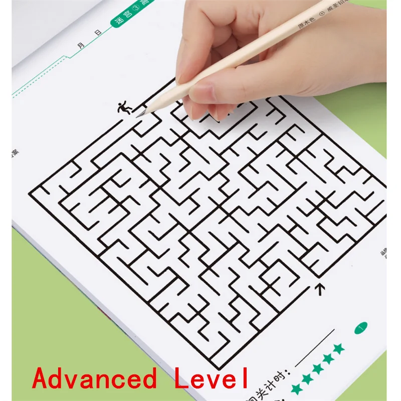 1PC Children Maze Game Book Student Concentration Training Intellectual Development Educational Early Learning Toys Kids Gifts