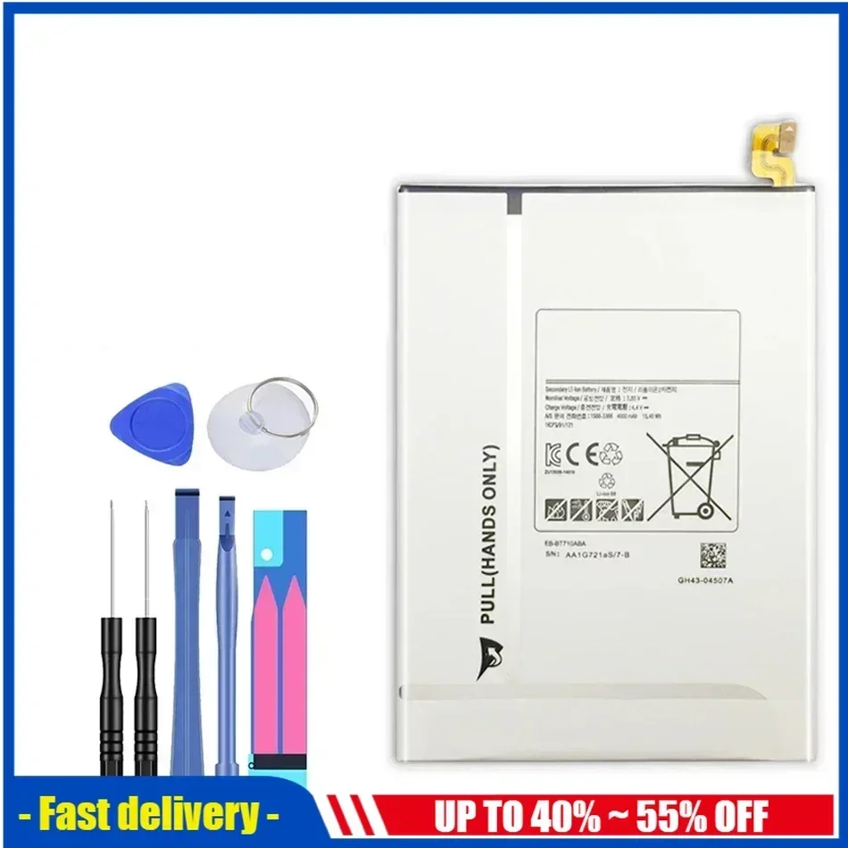 4000mAh Tablet EB-BT710ABA EB-BT710ABE 4000mAh Battery For Samsung Galaxy Tab S2 8.0 SM-T710 T713 T715 T719C T713N + Tools