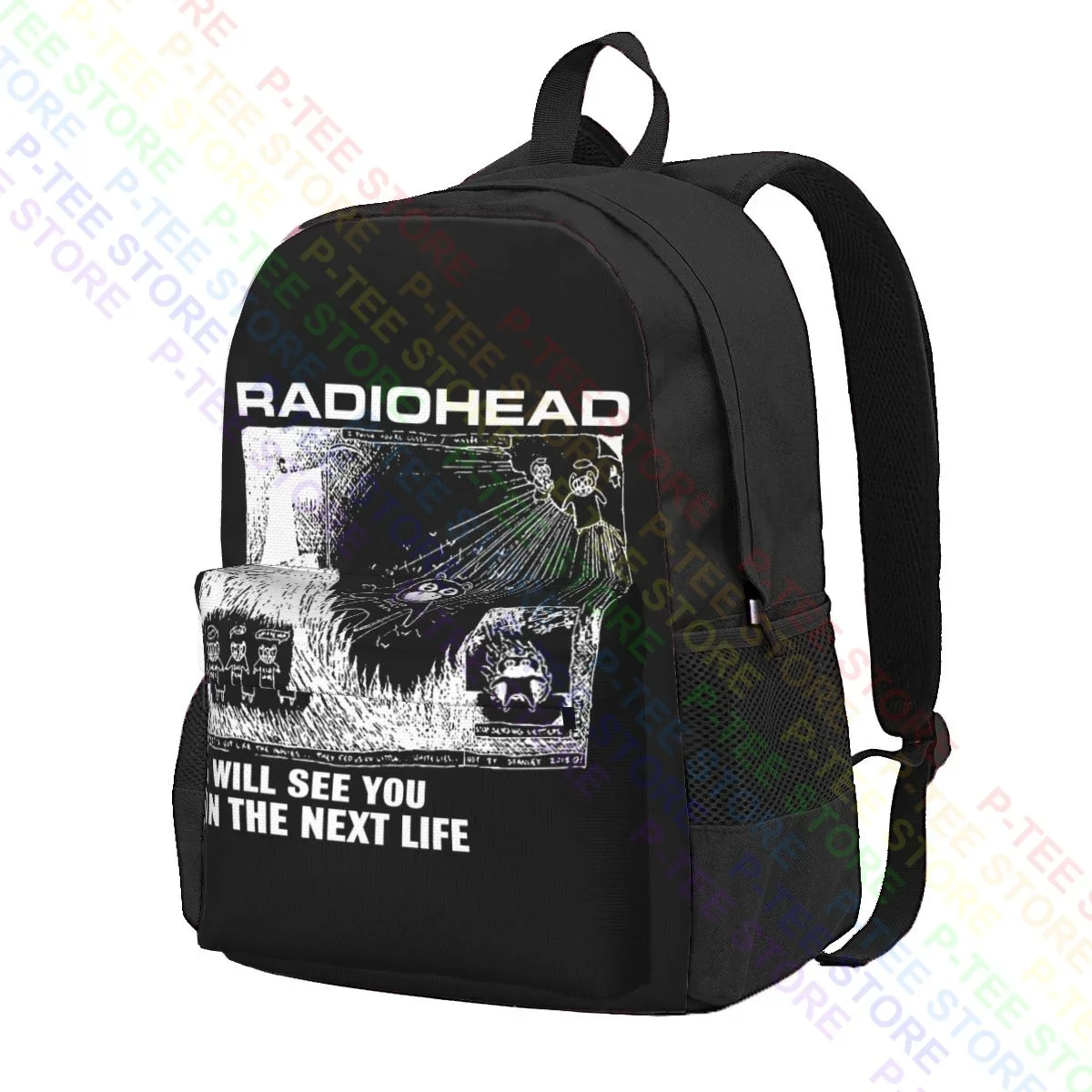 Radiohead I Will See You In The Next Life Large Capacity Backpack School Training 3d Printing School Sport Bag