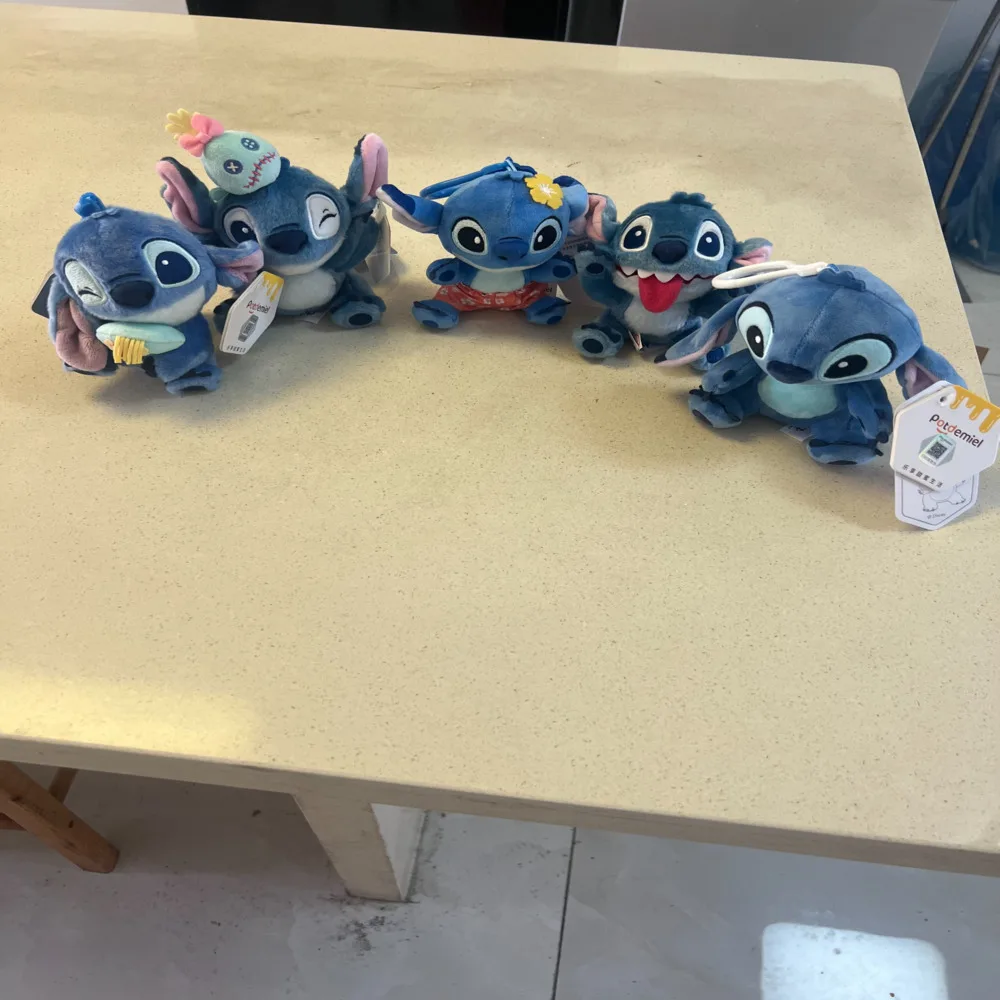 Original Cartoon Animal Plush Keyrings Juddy Nick Sloth Finnick Nibbles Snorlax Stuffed Cute Stitch Keychains Bags Pendant