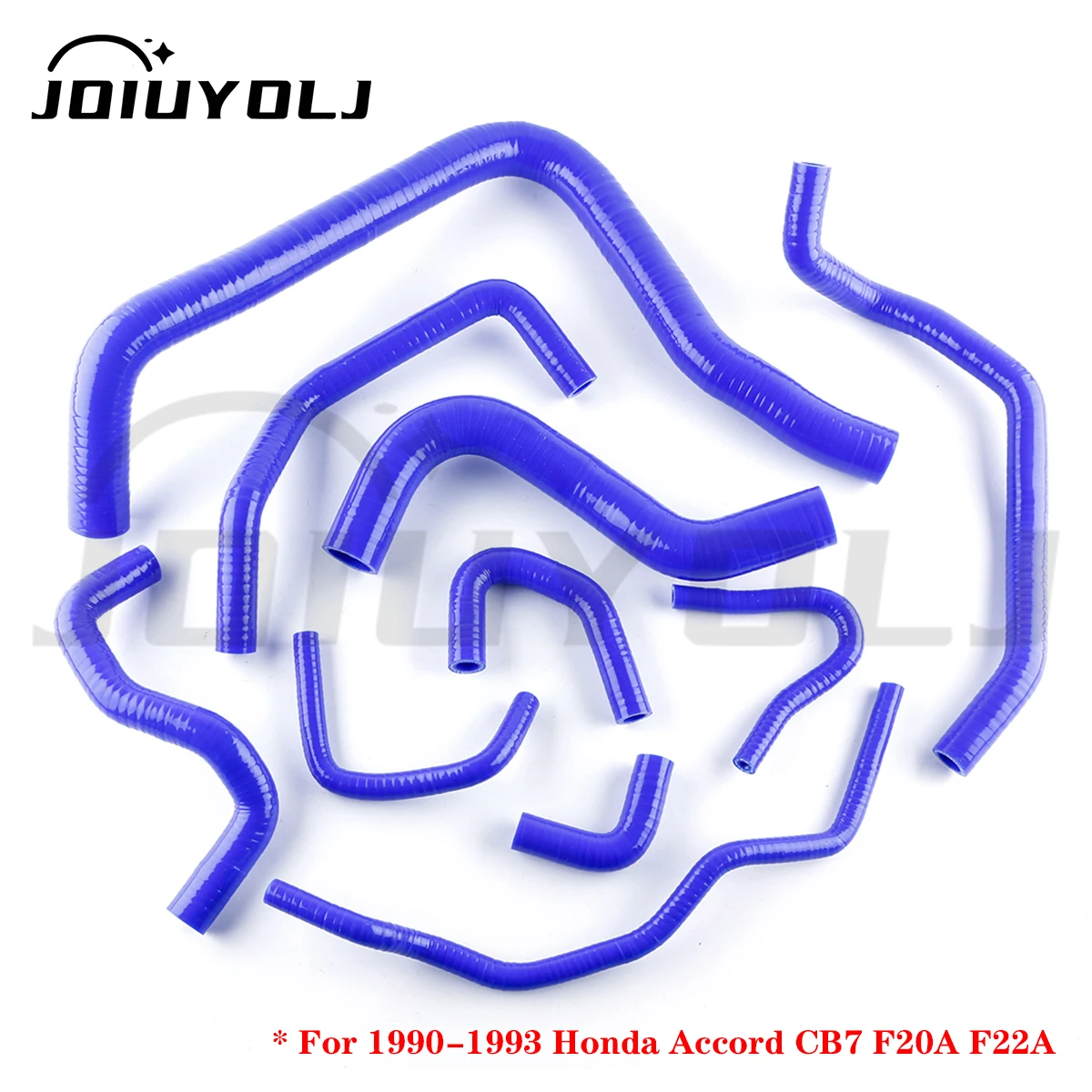 

Silicone Radiator & Heater Hose Kit For 1990-1993 Honda Accord CB7 F20A 2.0L or F22A 2.2L Engine
