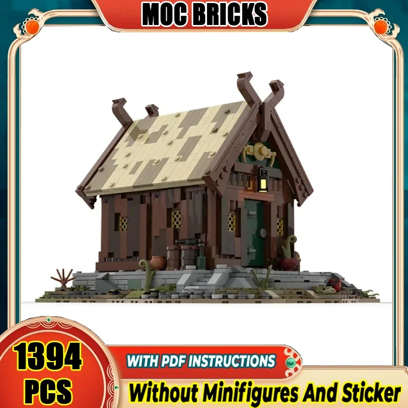 Anillos película YcMoc bloques de construcción Rohand ciudadano casa modelo tecnología ladrillos DIY el castillo de los tiempos medievales juguetes para niños