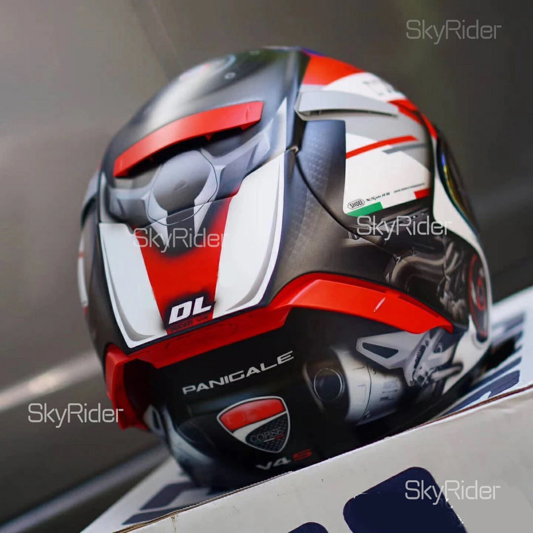 Full Face Motorcycle helmet X14 white du   Riding Motocross Racing Motobike Helmet Casco De Motocicleta