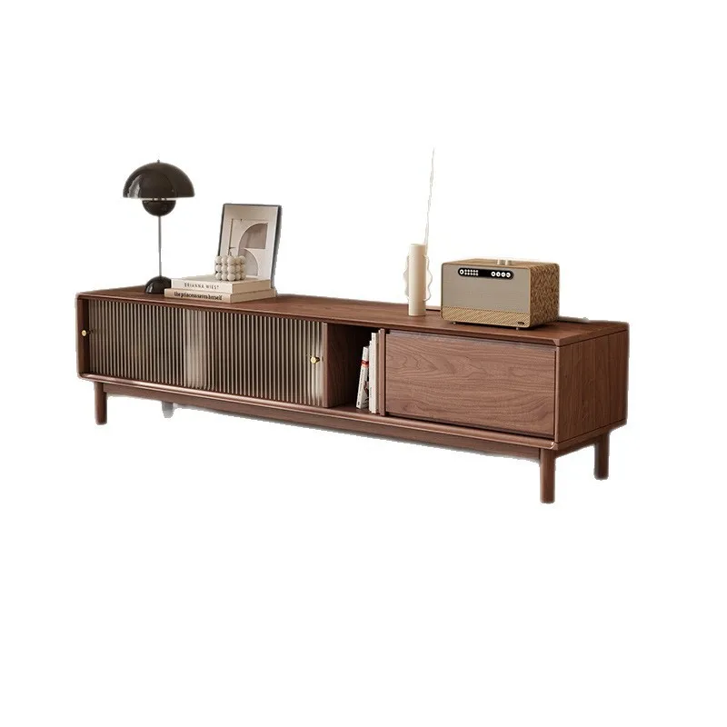 

TV cabinet antique living room home 2025 TV cabinet storage and storage integrated
