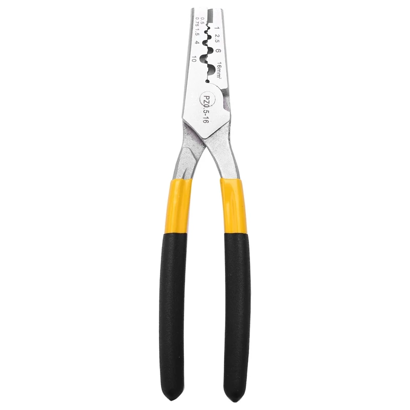 Pz 0.5-16 alicate de friso pequeno estilo alemanha para mangas de extremidade de cabo terminais de tubo especial braçadeira ferramentas manuais