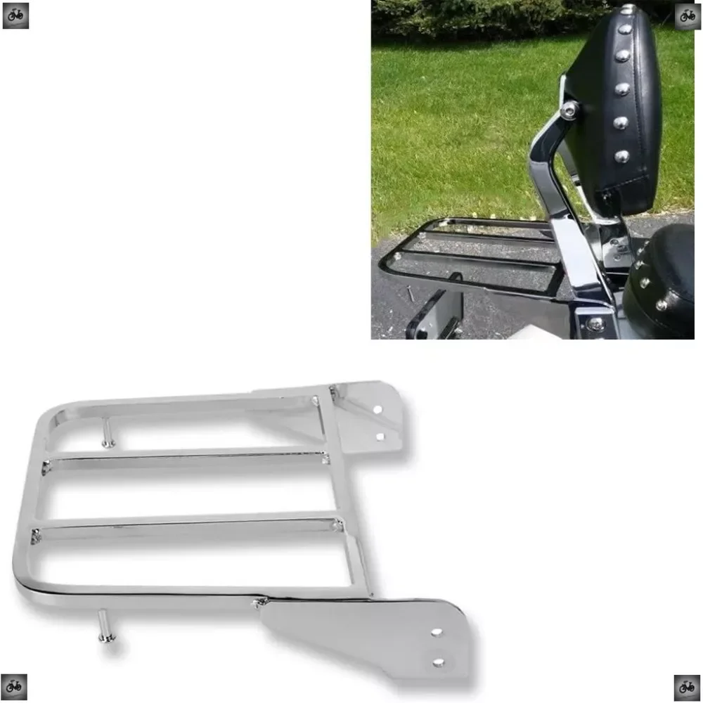 

Motorcycle Rear Sissy Bar Luggage Rack Chrome For Suzuki Intruder Volusia VL800 2001-2011 Boulevard M50 2005-2009 C50 2005-2011