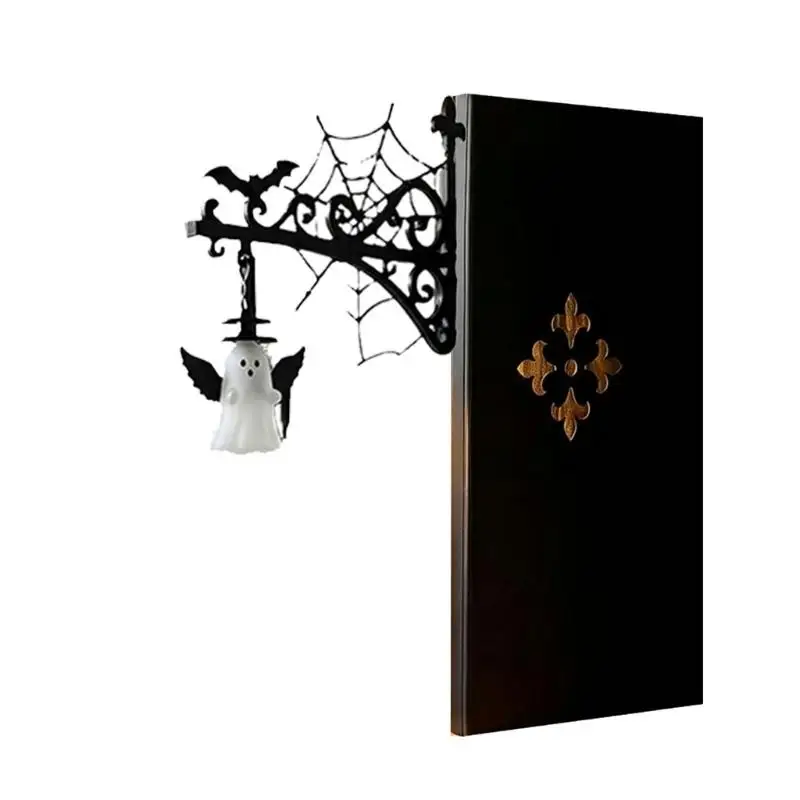 Metal Shelf Book Support Bookend Light for Halloween Desktops Shelf Decoration  D2RC