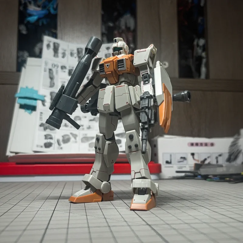 KK نموذج GM نوع الأرض RGM-79G HG 1/144 الجمعية أطقم منمذجة تحصيل أنيمي عمل الشكل البلاستيك روبوت الحلي اللعب هدية #6