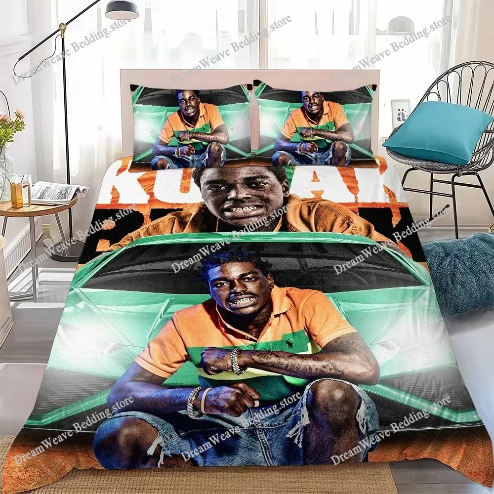 K-Kodak Black Rapper Duvet Cover Set Home Style Bedding Soft Laundry Cotton Bed Student Dormitory Gift