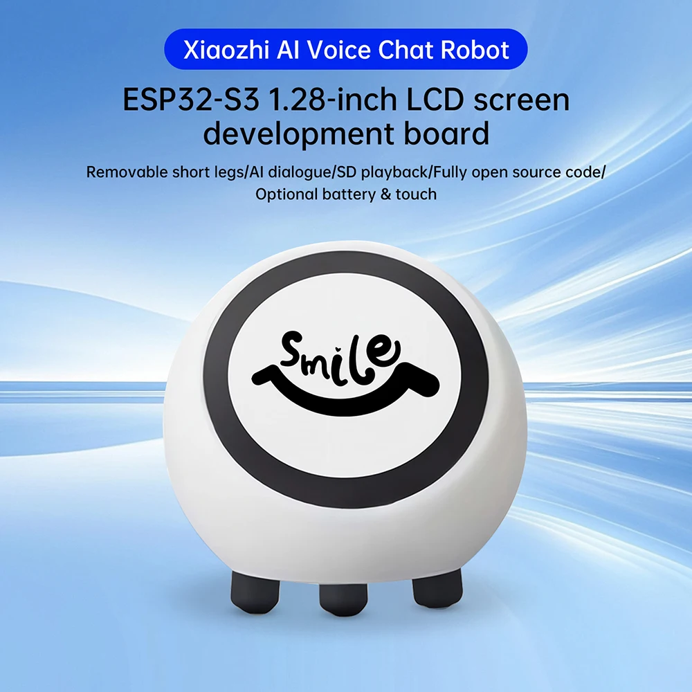 DeepSeek XiaoZhi AI ボイスチャットロボット ESP32-S3 1.28 インチ LCD ディスプレイ ESP32-N16R8 開発ボード時計飾り用にアップグレード