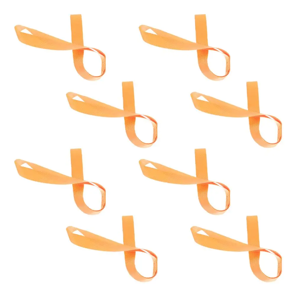 

8 Pcs ATV Hook Tie Downs Straps Motorcycle Elastic Luggage Rope Closed Loop Hooks Belt Nylon Bike Wheel Stabilizer