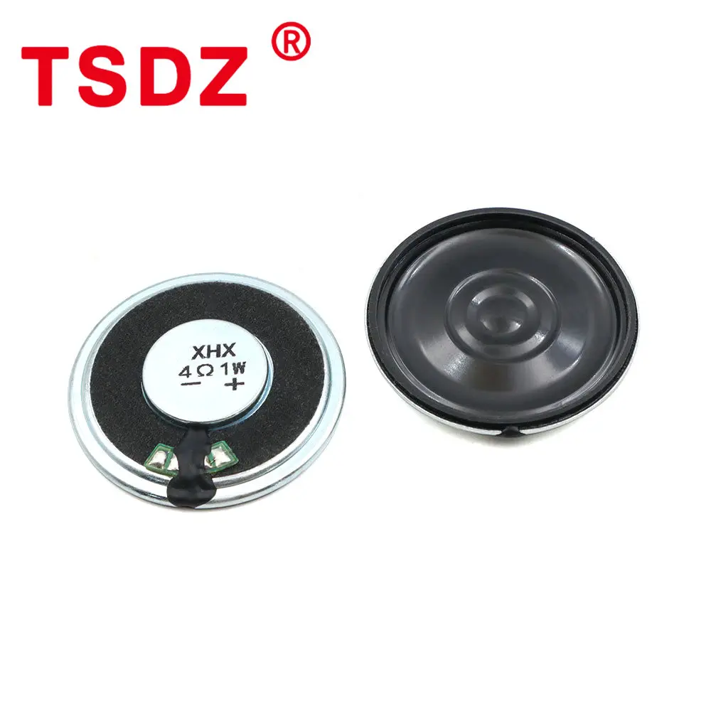 2Pcs 36MM 4/16/32/50Ohm 1W 2W Internal Magnet Loud Mylar Speaker Ultra-thin 36*5.5MM 36 MM  4 16 32 50 Ohm 1 2 Watt Loudspeaker