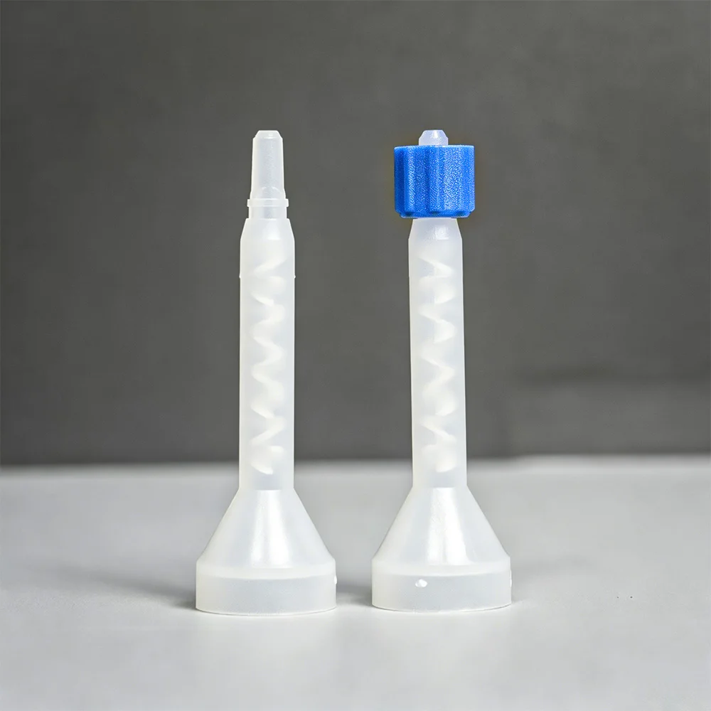 

Сопла статического смесителя Nordson EFD 160-408 для дозирования двухкомпонентных клеев, одноразовые пластиковые спиральные насадки для смешивания клея