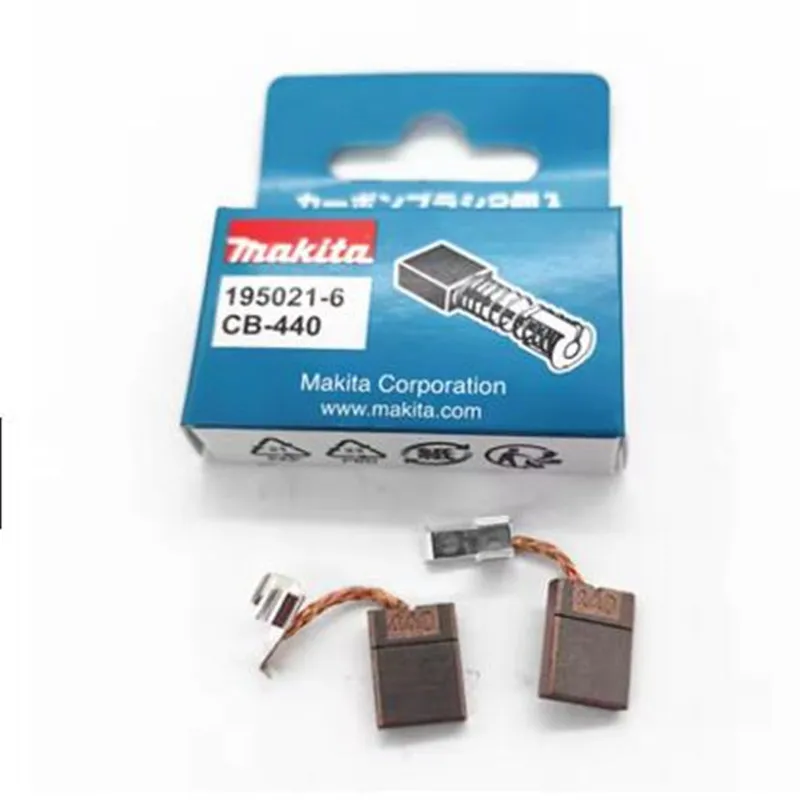 

Оригинальные карбоновые щетки Makita CB-440 для DTD146 DTD140 DHP456 DHP458 DDF482 DHP482 DTW251 BHP451 BHP452 BFS450 BFR750 BHP454