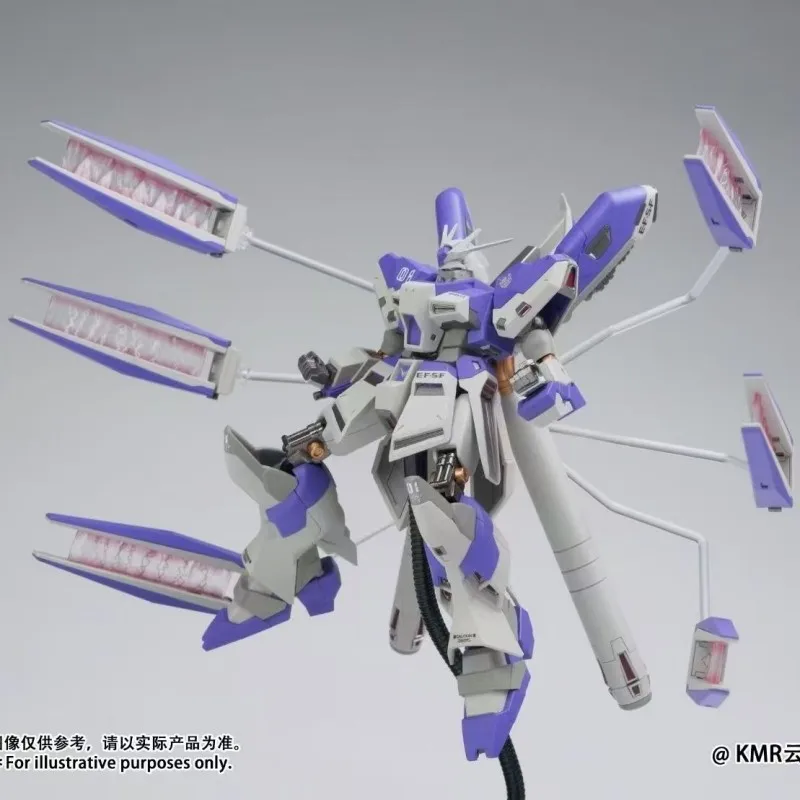 En stock YUNGUI KMR HI-V HG 1/144 marco de aleación terminado Mega Cannon Kit de modelo de ensamblaje Robot articulado figura de acción juguete para regalo