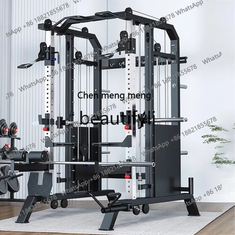 

Multifunctional Commercial Indoor Comprehensive Trainer Bench Press Squat Rack Fitness Set