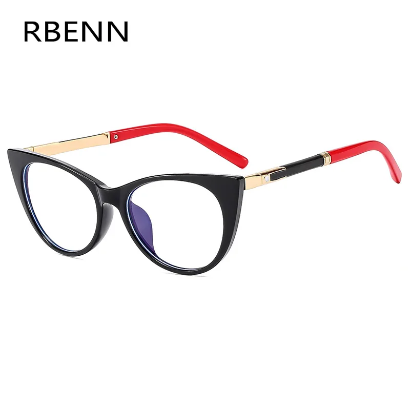 RBENN 2024 New Cat Eye Reading Glasses Women Fashion TR90 Prescription Eyeglasses Computer Readers +1.50 1.75 2.0 2.25 2.50 3.0