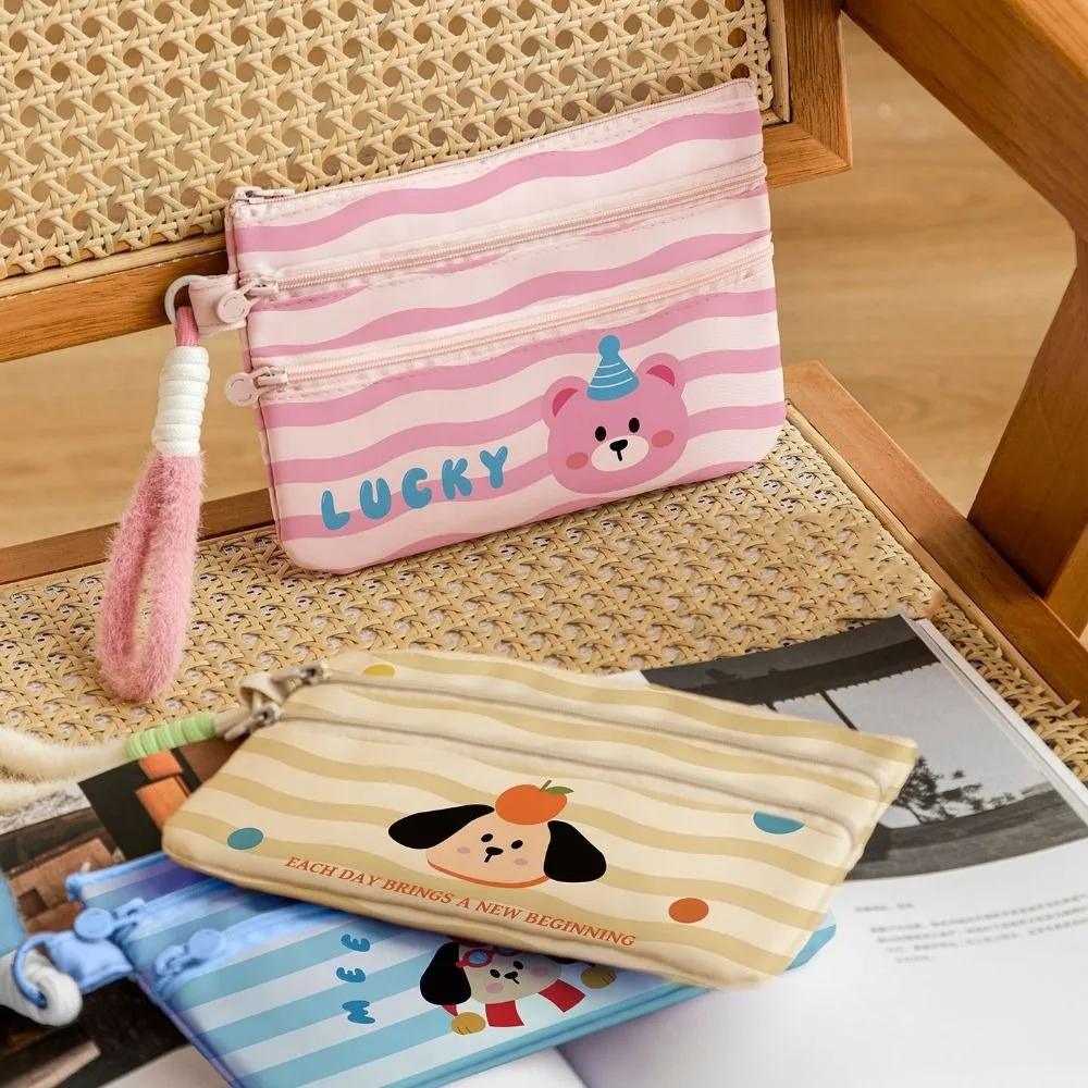 Porte-passeport léger et mignon à fermeture éclair, porte-cartes d'identité portable, organisateur de documents de voyage souple et fin