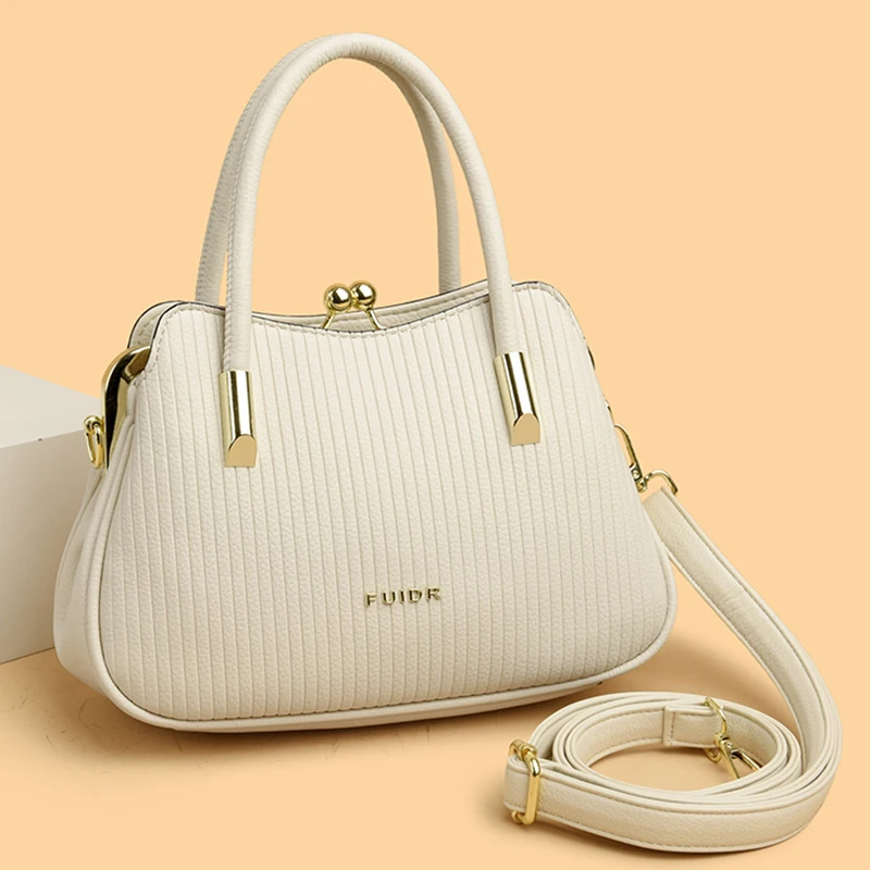 

New large-capacity handbags, middle-aged mom bags, versatile women's single-shoulder bags, women's crossbody bags