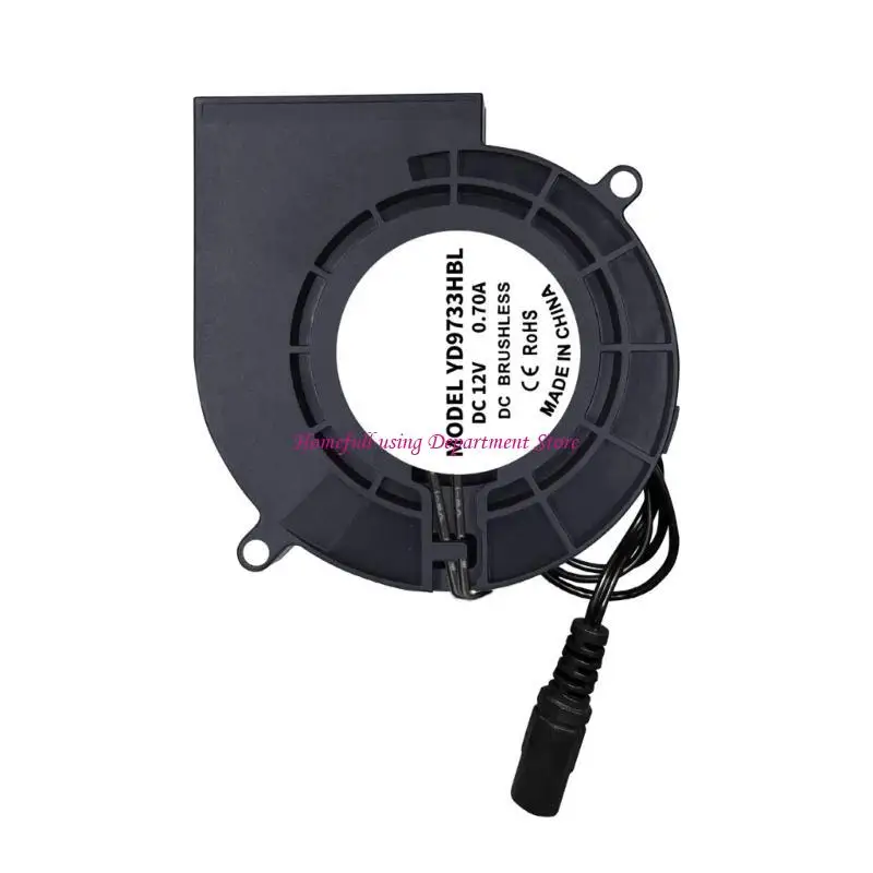 

Многоцелевой бесщеточный вентилятор 12 В, центробежный вентилятор на шарикоподшипнике 97 мм для каминов, разогрева барбекю и