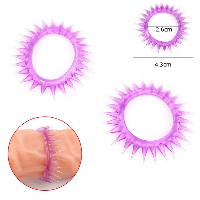 Silicone Penis Rings Set Delay Ejaculation Sex Toys for Men Female Flirt Cock Erection Ring Stretcher Stimulate Orgasm