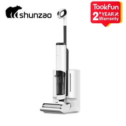 SHUNZAO High Temperature Smart Scrubber H100 Pro Smart Home Vacuum Cleaner Appliances Electric Floor Mop Equipped With Traction