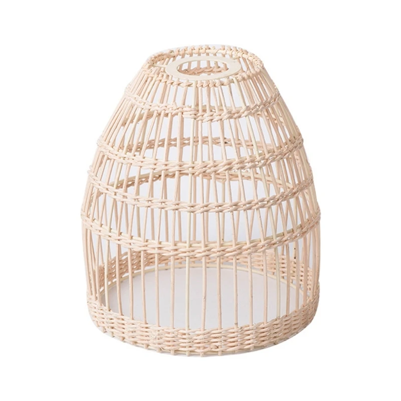 

Lampshade Rattans-Woven Lamp Shade Cover for Pendant Lights Restaurant Decor