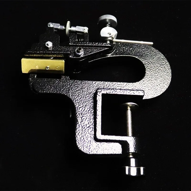 Table Clamp Manual Leather Splitter, Desktop Leather Skiving Tool for DIY Leather Craft