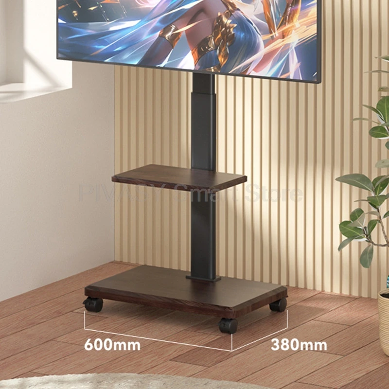 ユニバーサルテレビモバイルフロアスタンド 32-75 インチビッグタッチスクリーンブラケットマシンモニターカート大型サイズサポートフロアスタンド