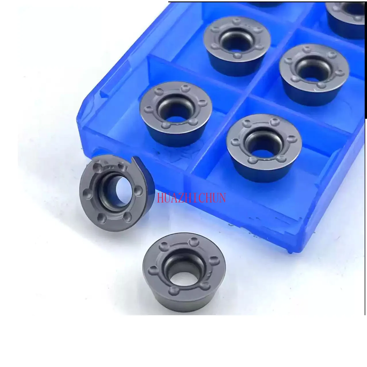 

HUAZHICHUN 10pcs CNC circular blade RDMW1605MO-NR8/RDMW1204MO-NR8 JGA20F