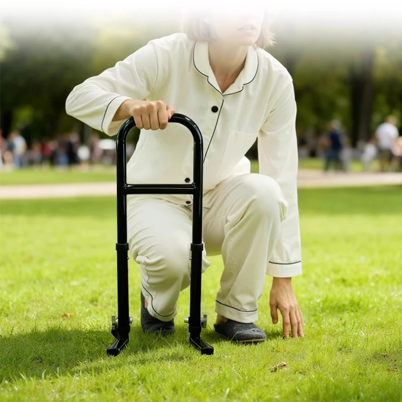 

Medical Standing Aid Dual Base Anti-Slip 4-Level Height Adjustable Standing Assistant Help Get Up From Floor Mobility Aid Tools