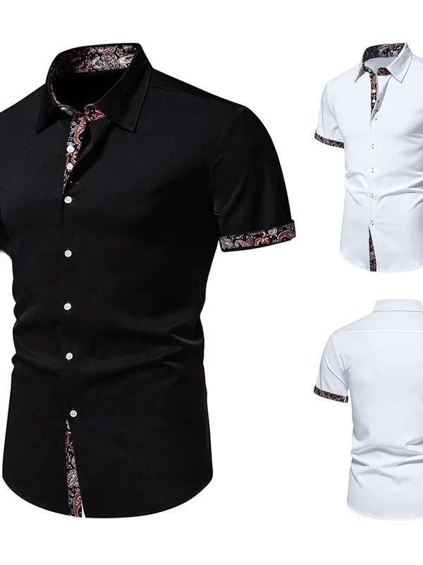 

Slim Fit с принтом ort Sve irt из полиэстера и волокна Street Sle Casual irt для мужчин, летний сезон, обычная длина, молния Clo...