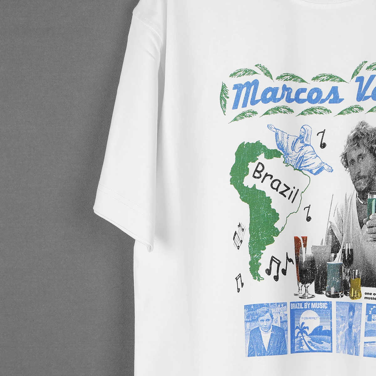 Marcos Valle T-Shirt Brazilian Jazz Latin MPB Bossa Nova Musician Edu Lobo Joao Donato Print Cotton Clothing Shirt